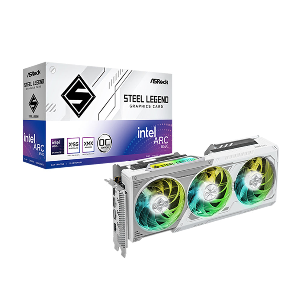 ASROCK INTEL ARC B580 STEEL LEGEND
