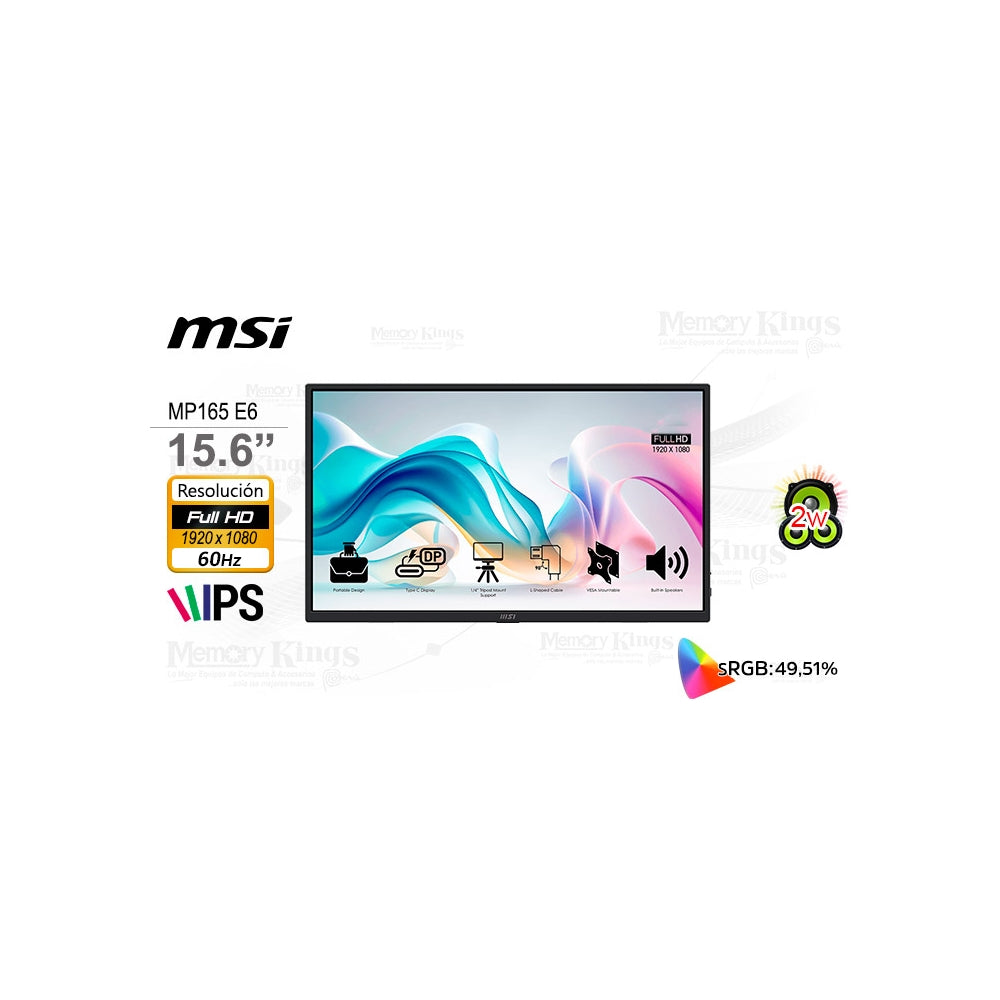 MSI PRO MP165 E6