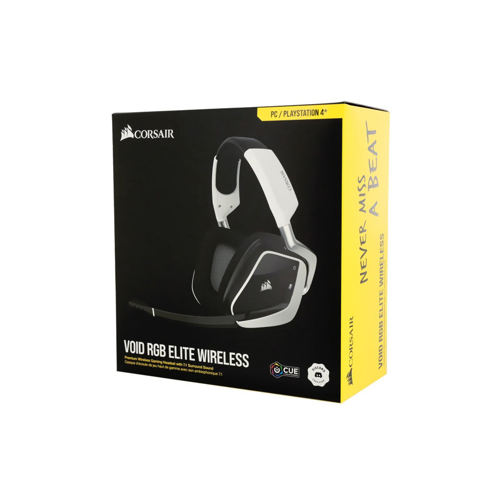 CORSAIR VOID RGB WIRELESS 7.1 WHITE